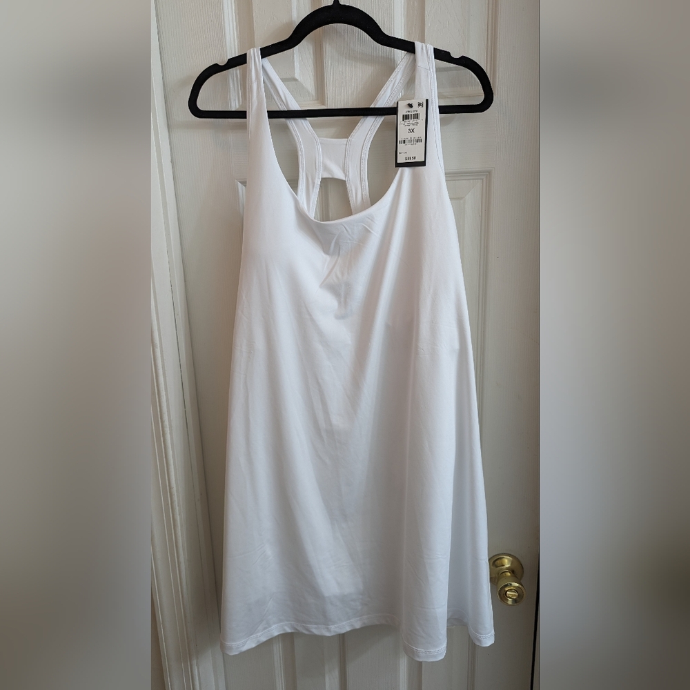 ID Ideology White Performance Dress NWT - Picture 2 of 4